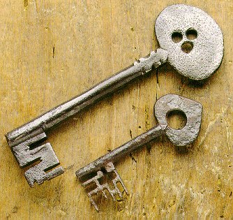 Le chiavi in Valle d'Aosta, Piemonte, Liguria
