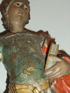 Statua lignea policroma